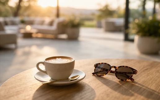 Cappuccino en terrasse